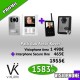 Pack Duo Visiophone Area + interphone Security One