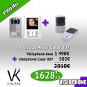 Pack Duo Visiophone Area + Interphone Clear 007